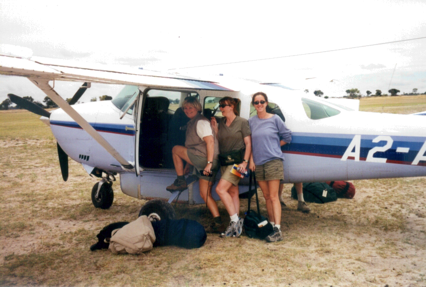 Ready to depart to Moremi Game Reserve, Botswana